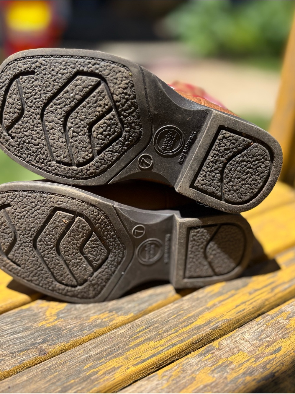 wonder nation Brown and Red Toddler Cowboy Boots - Picture 2 of 6